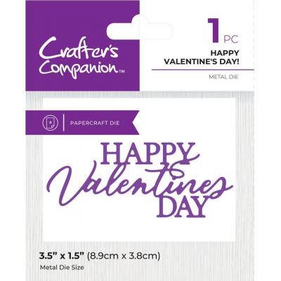 Crafter's Companion Metal Die - Happy Valentines Day!