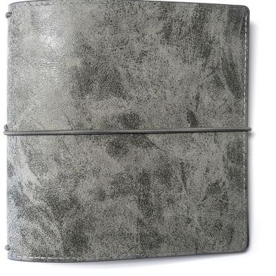 Elizabeth Craft Designs Hinged To The Past Art Journal - Grey Square XL