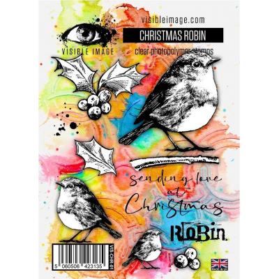 Visible Image Stempel - Christmas Robin