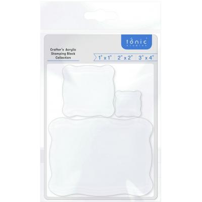 Tonic Studios - Crafters Acrylic Stamping Block Collection