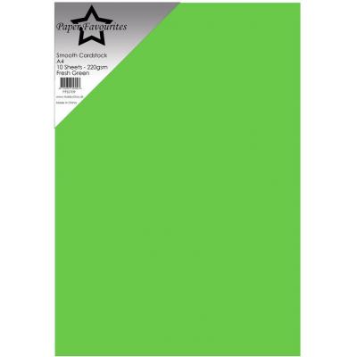 Paper Favourites Smooth Cardstock - Fresh Green