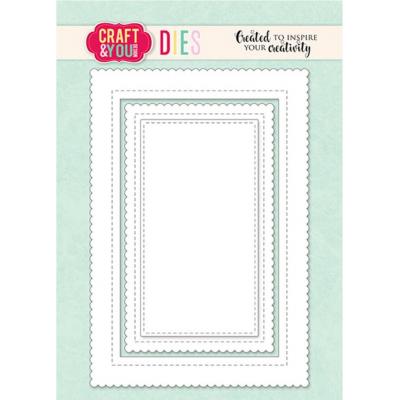 Craft & You Design Cutting Dies - Biscuit Photo Frame