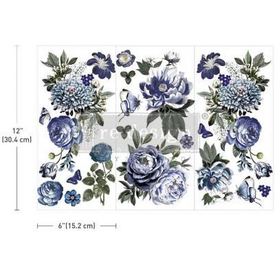 Prima Marketing Re-Design Small Transfers - Indigo Petals