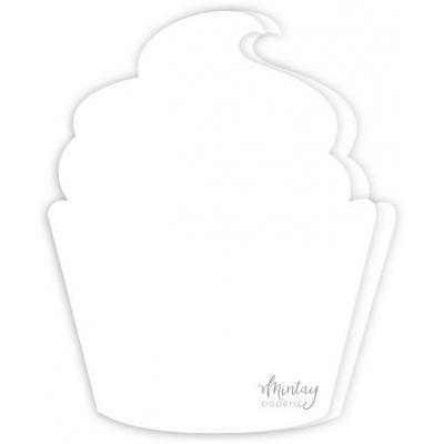 Mintay Papers - Cupcake Card Base White