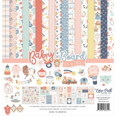 Echo Park Baby On Board It's a Girl! - Collection Kit