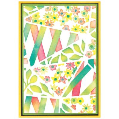 Sizzix by Stacey Park Layered Stencils - Fragmented Floral 2