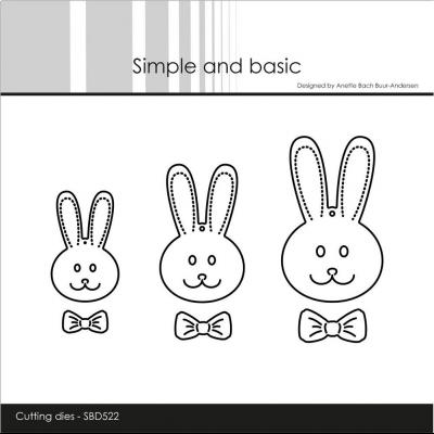 Simple and Basic Cutting Dies - Cute Rabbits