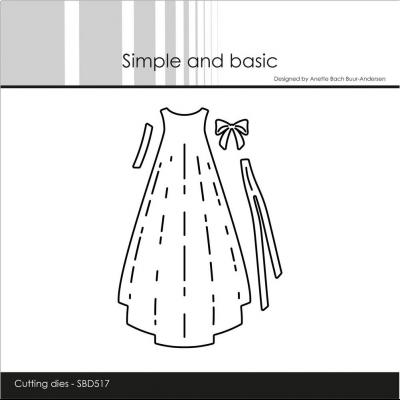 Simple and Basic Cutting Dies - Christening Gown