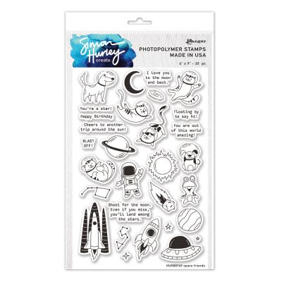 Ranger Simon Hurley create. Stempel - Space Friends