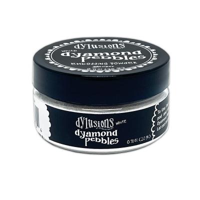 Ranger Dyan Reaveley Dylusions Dyamond Pebbles - White Embossing Powder